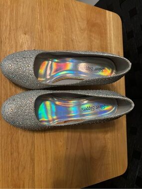 Diamond Sparkle Heels by Silver Slipper